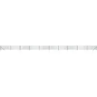 vidaXL Draadgaashek met grondankers 0,8x25 m groen