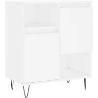 vidaXL Dressoir 60x35x70 cm bewerkt hout wit