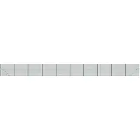 vidaXL Draadgaashek met flens 2x25 m groen