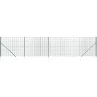 vidaXL Draadgaashek met grondankers 1,8x10 m groen