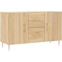 vidaXL Dressoir Sonoma-eikenhout, 100x36x60 cm, houtvezel