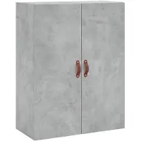 vidaXL Wandkast, betonkleur, 69,5 x 34 x 90 cm