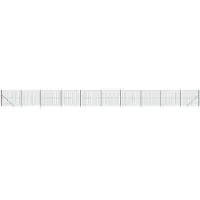 vidaXL Gaashek met grondankers, groen, 1,4 x 25 meter