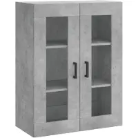 vidaXL Bovenkast 69,5x34x90 cm betongrijs