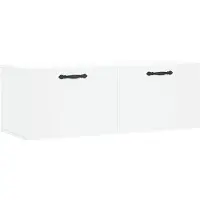 vidaXL Wandkast 100x36,5x35 cm bewerkt hout wit