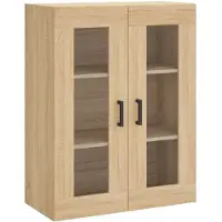 vidaXL Wandkast, Sonoma-eikenhout, 69,5 x 34 x 90 cm