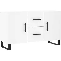 vidaXL Dressoir 100x36x60 cm bewerkt hout wit