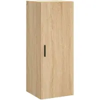 vidaXL Bovenkast 34,5x34x90 cm sonoma eikenkleurig