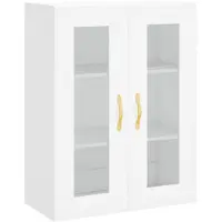 vidaXL Bovenkast 69,5x34x90 cm wit