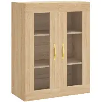 vidaXL Wandkast, Sonoma-eikenhout, 69,5 x 34 x 90 cm