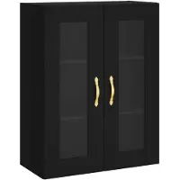 vidaXL Bovenkast 69,5x34x90 cm zwart
