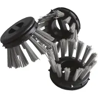 Miltex Brosses de nettoyage pour tapis en caoutchouc, gris