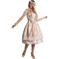 TecTake dressforfun - Midi-Dirndl Traunstein model 2 S - verkleedkleding kostuum halloween verkleden feestkleding carnavalskleding carnaval feestkledij partykleding - 304630