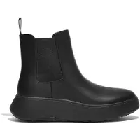 FitFlop F-mode leather flatform chelsea boots