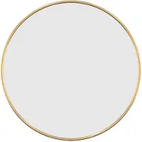vidaXL Wandspiegel rond Ø40 cm goudkleurig