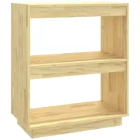 vidaXL Boekenkast 60x35x71 cm massief grenenhout