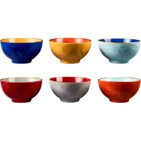 Vivi Oggi - Ontbijtkom - Kommen set van 6 - Schaaltjes - Kom - Ø 14cm - Kerst - Italië