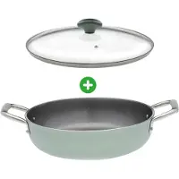 Primecook - Braadpan / Hapjespan met deksel - Ø 28 cm - PFAS-vrij - inductie - Ecoshield