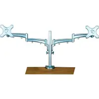 Value bureaubeugel voor 2 monitoren tot 32 inch / full motion / zilver