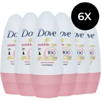 Dove Invisible Care Floral Touch Deo Roller Tray 6 X 50 Ml