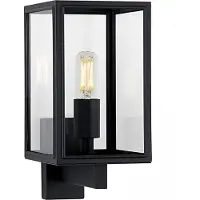 Ks Verlichting - Wandlamp - Soho - Modern - E27 - Zwart - Buitenlamp - staand