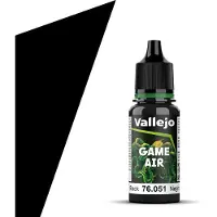 Vallejo Hobbyverf Acrylverf - 76051 Game Air - Black - Acryl - Verf flesje - 18 ml