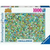 Ravensburger Animal Crossing legpuzzels voor kinderen en volwassenen vanaf 12 jaar - 1000 stukjes - Challenge Edition Wit
