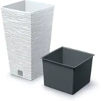 Prosperplast 11l Furu Collection 26.5x26.5x50 Cm Bloempot