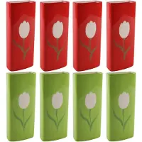 Svenska Living Set Radiatorbak waterverdampers 8x stuks - porselein - 20 x 8 cm - Luchtbevochters