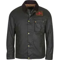 Barbour - Jassen - B.Intl Workers Wax Jacket Sage voor Heren van Katoen - Maat L - Groen