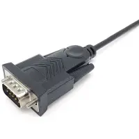 Equip 133392 Adapter, USB-C naar Seriële RS232-DB9, recht, 1,50 meter, zwart