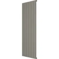 VIPERA Mares enkele handdoekradiator 56,5 x 180 cm centrale verwarming zijdegrijs zij- en middenaansluiting 1539W