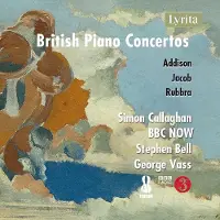 OUTHERE Simon Callaghan, BBC National Orchestra Of Wales, George Vass - British Piano Concertos (CD)