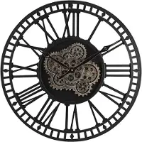 Countryfield Wandklok ro Skeleton S zwart