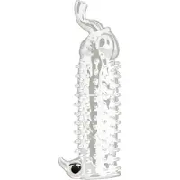 Shots Elephant Vibrating Penis Extension - Transparent