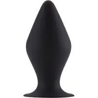 Shots Butt Plug with Suction Cup - Small - Black