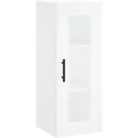 vidaXL Bovenkast 34,5x34x90 cm wit