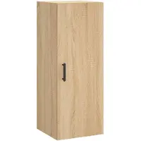 vidaXL Bovenkast 34,5x34x90 cm sonoma eikenkleurig