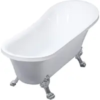 Lykke Bad op Pootjes Nordic Deluxe 1700x750x730mm, Wit
