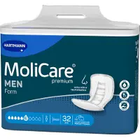Molicare Hartmann Premium Men Form 6 Gouttes 32 St Luiers