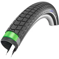 Schwalbe Big Ben Plus fietsband - 3mm GreenGuard - Snakeskin - Zwart met reflectie - 20x2.15
