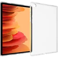 Shop4 - Geschikt voor Samsung Galaxy Tab A7 10.4 (2020) Hoes - Zachte Back Case Transparant