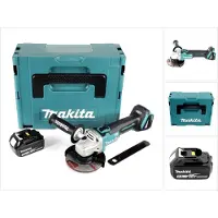 Makita DGA 504 T1J Akku Winkelschleifer 18V 125mm Brushless + 1x Akku 5,0Ah + Makpac - ohne Ladegerä