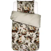 Essenza Dekbedovertrek Daffodils Reunited Beachwood White Satijn-140 x 200 / 220 cm | 1-Persoons