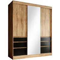 Meubella Kledingkast eiken 180x65x216 Garderobekast