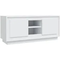 vidaXL Tv-meubel 102x35x45 cm bewerkt hout wit