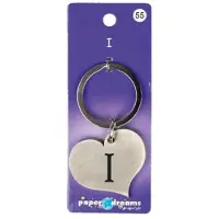Paper Dreams Hart sleutelhanger - I