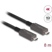 DeLOCK Active Optical USB-C Video + Data + PD Cable 8 m