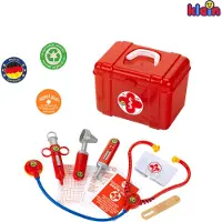 Theo Klein Toys dokterskoffer - incl. speelgoedinstrumenten - 21x14,5x18 cm - rood