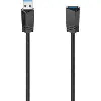 Hama USB-kabel USB 3.2 Gen1 USB-A stekker, USB-A bus 1.50 m Zwart 00200628